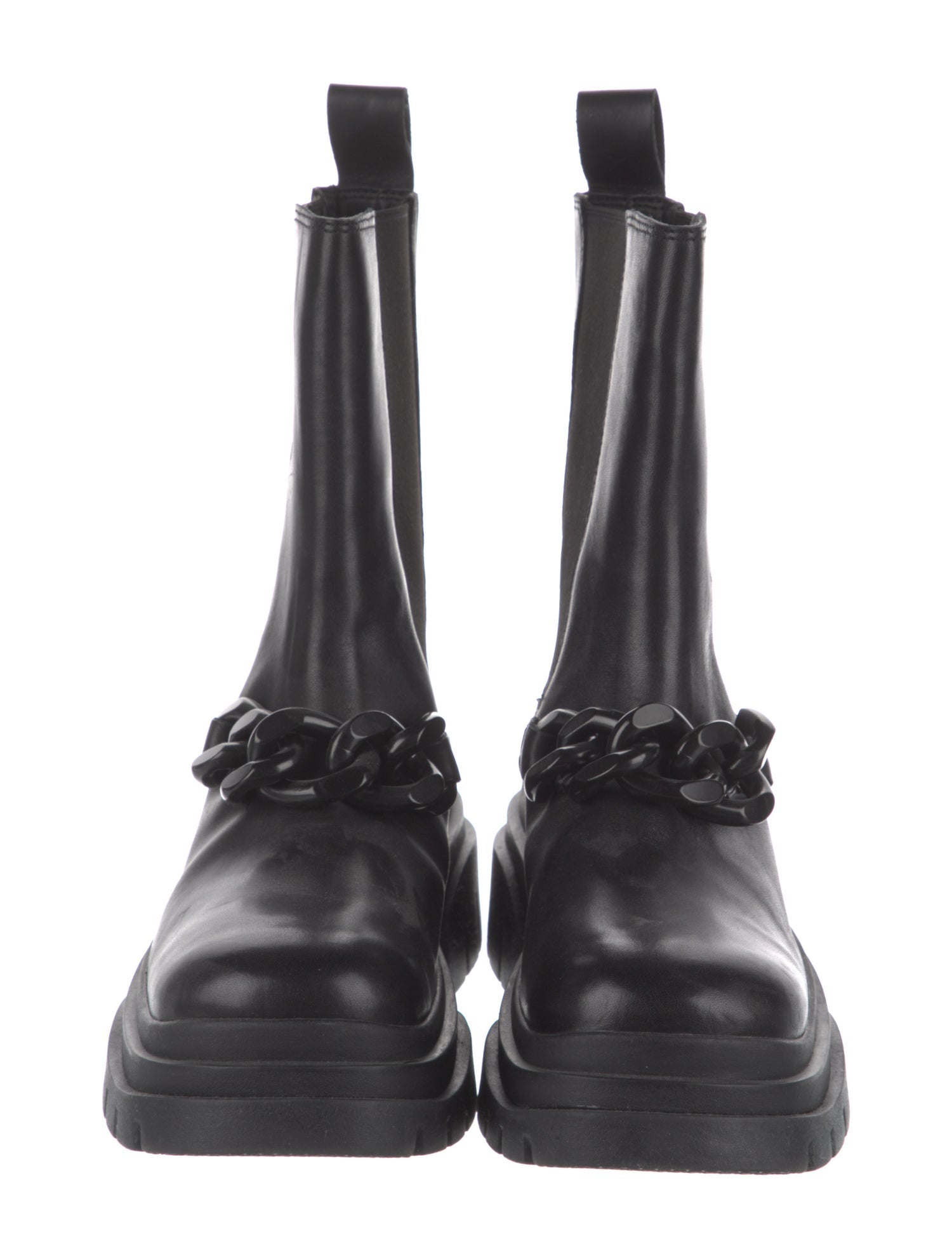 Ash Leather Combat Boots